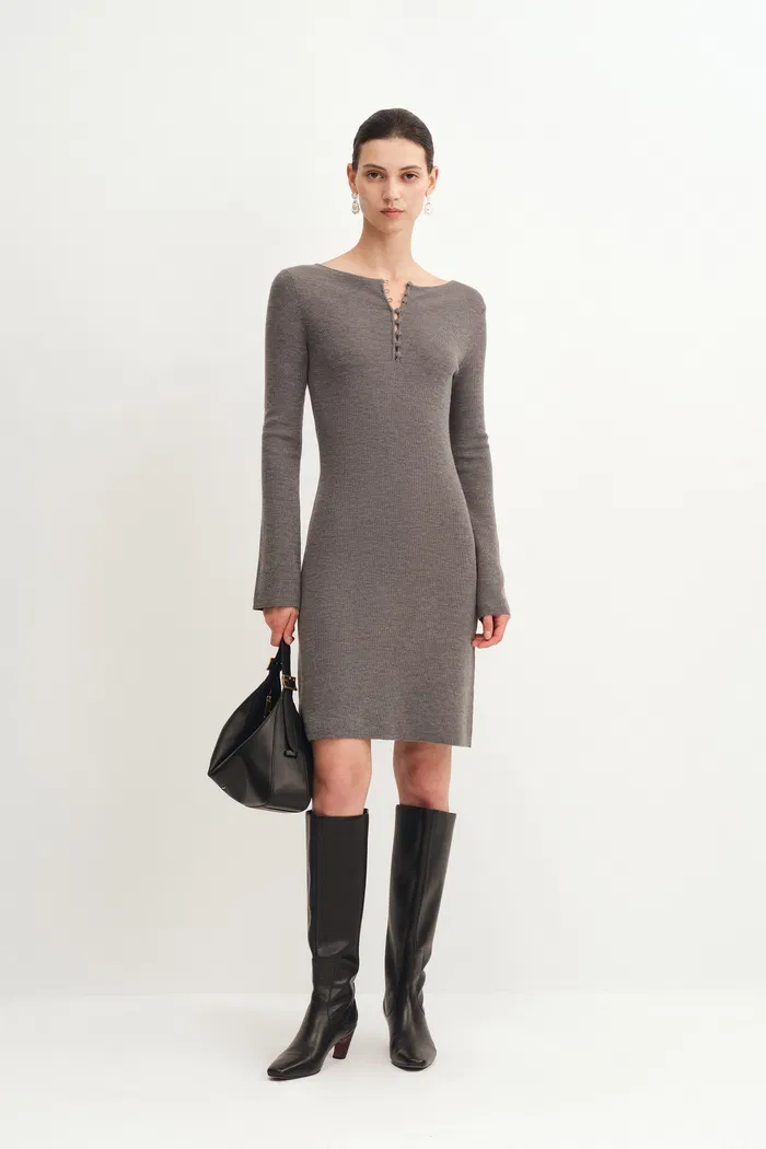 10383-emily-grey-henley-collar-fitted-short-dress-in-merino-wool-knit-1.webp