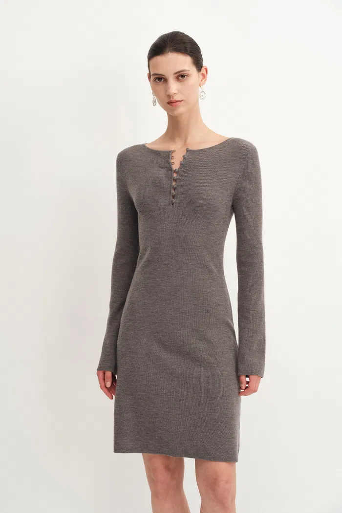 10383-emily-grey-henley-collar-fitted-short-dress-in-merino-wool-knit-1.webp