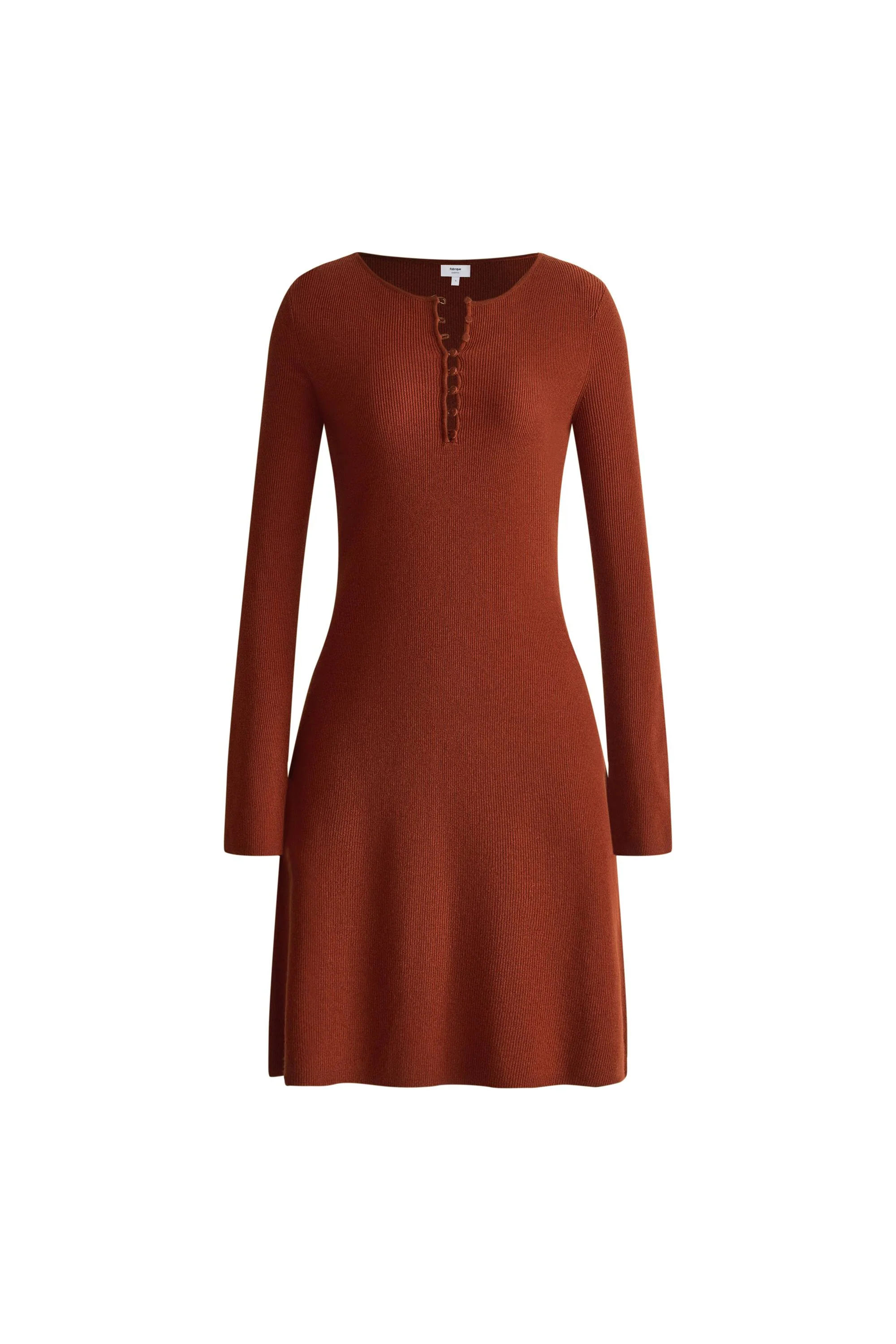 10397-emily-red-henley-collar-fitted-short-dress-in-merino-wool-knit-1.webp