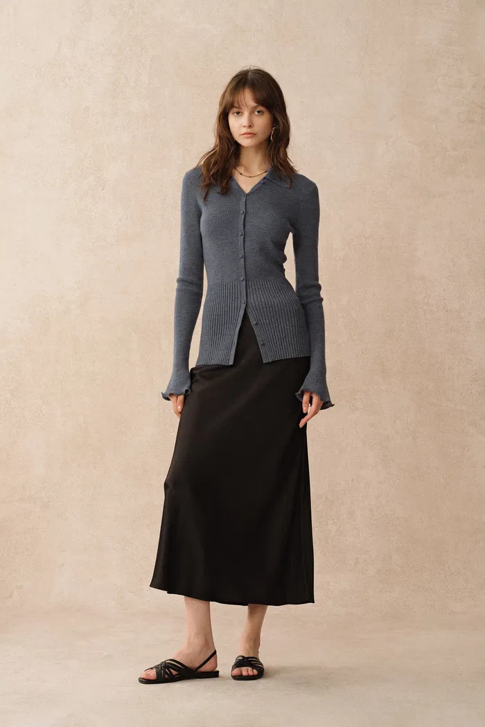 10419-katia-beige-wavy-cuff-fitted-collared-cardigan-in-stretchy-merino-wool-cable-knit-1.webp