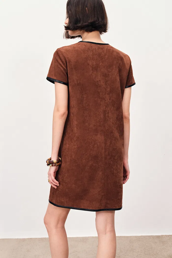 10533-nevaeh-hand-applied-contrast-leather-trim-short-dress-in-ultrasuede-1.webp