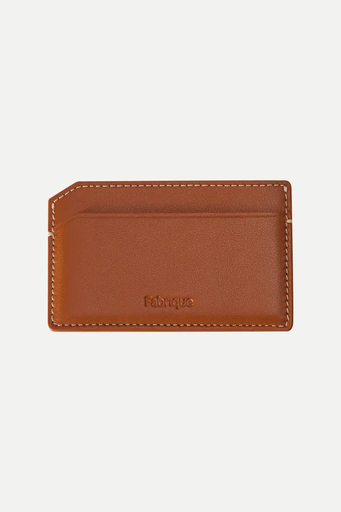 Bevel Card Holder in Nappa Leather