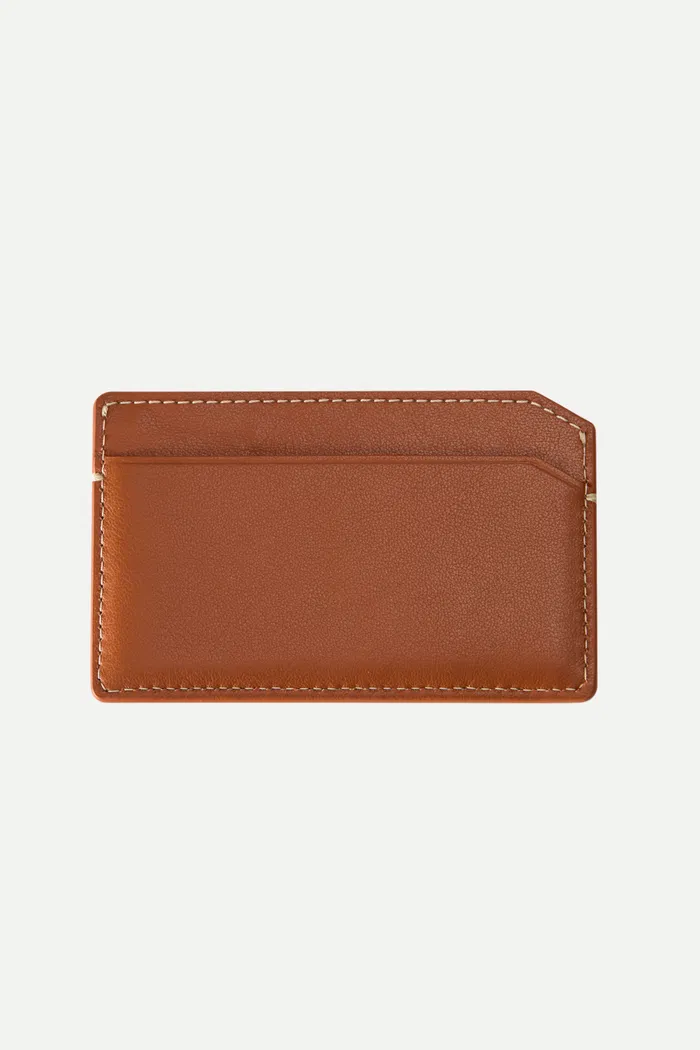 Bevel Card Holder in Nappa Leather