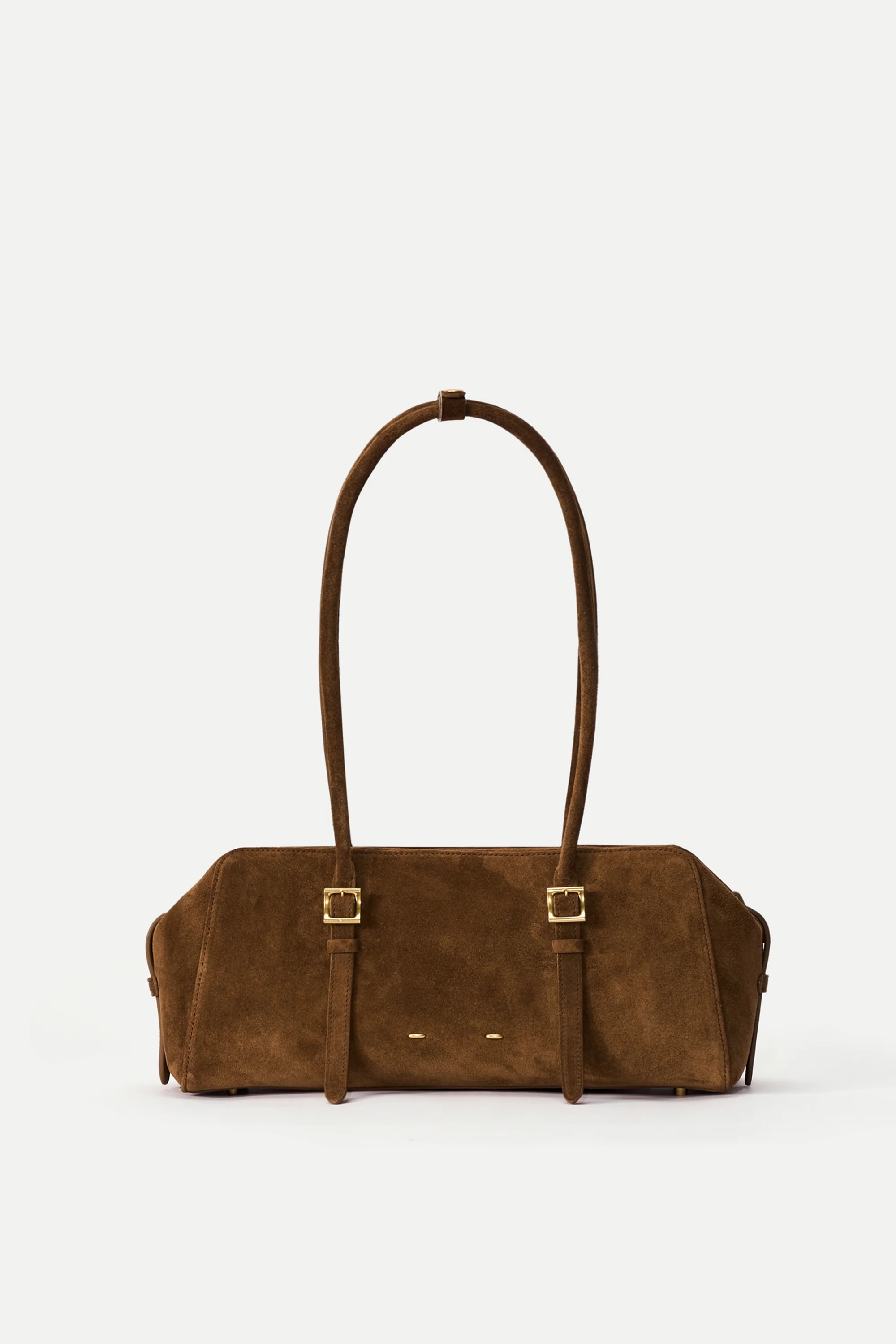 Monti Boston Bag in Suede Calfskin