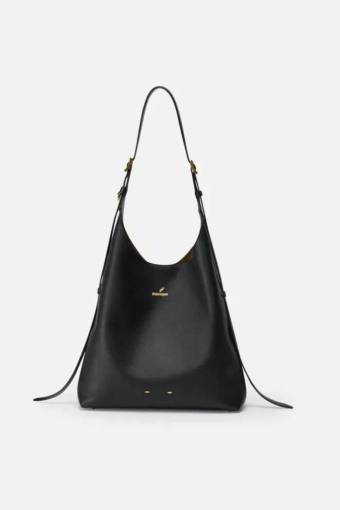 Fab Duomo Hobo Bag Medium in Full Grain Leather