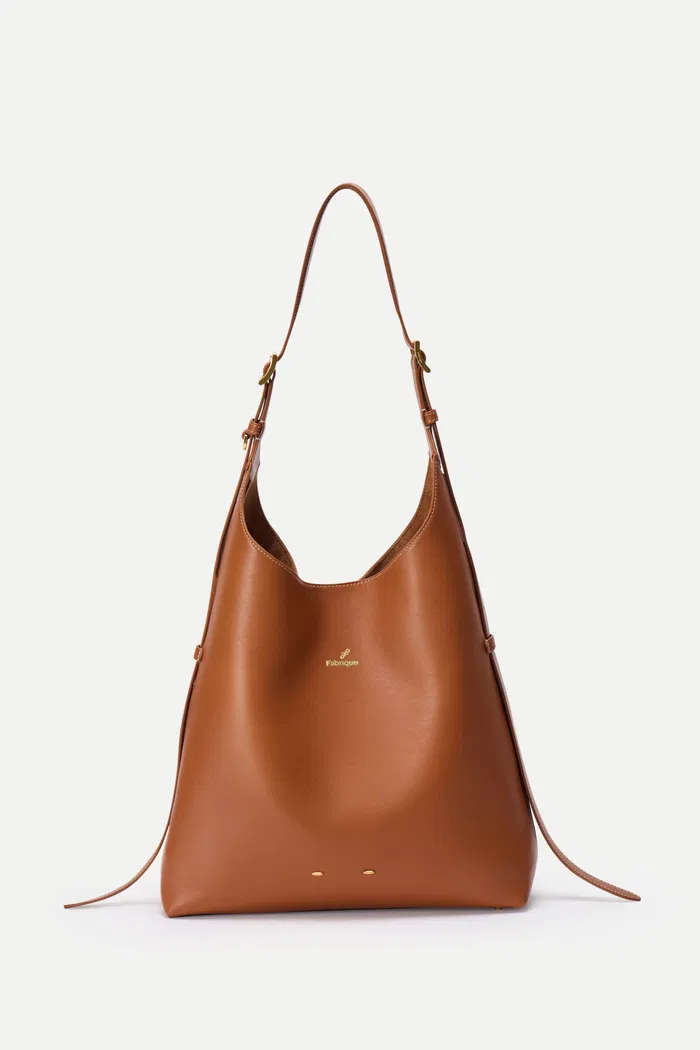 Fab Duomo Hobo Bag Medium in Nappa Leather