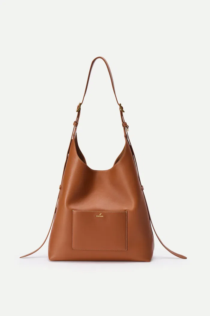 Fab Duomo Hobo Bag Medium in Nappa Leather