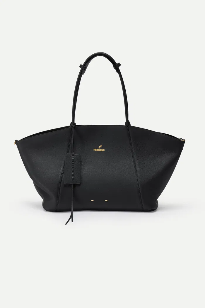 Fab Brera Convertible Tote Bag Large in Full Grain Leather and Suede