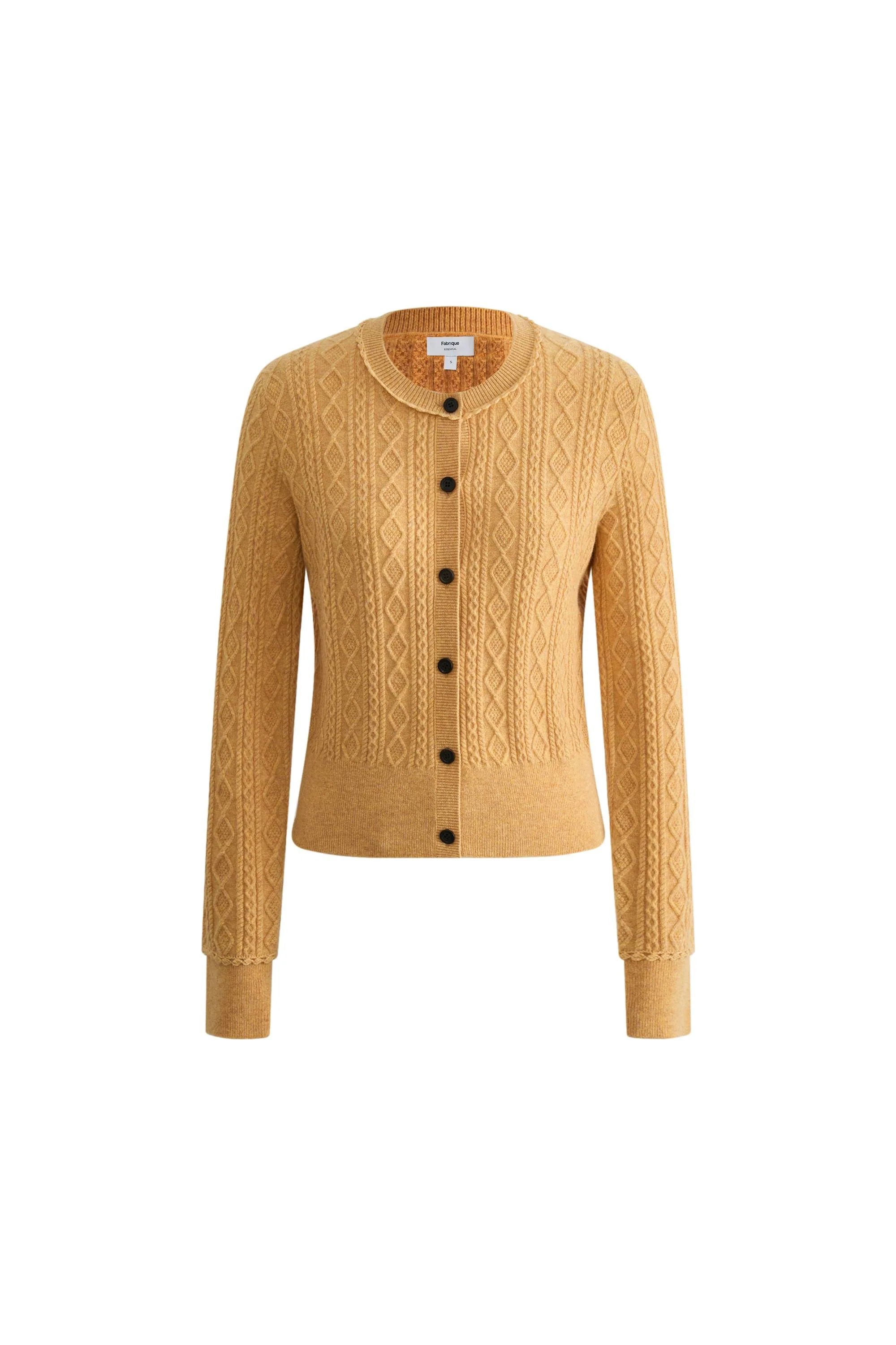 1627-jinji-yellow-lace-trim-light-short-cardigan-in-wool-cable-knit-1.webp