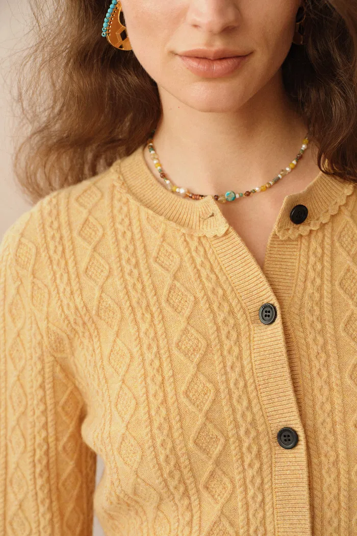 1627-jinji-yellow-lace-trim-light-short-cardigan-in-wool-cable-knit-1.webp