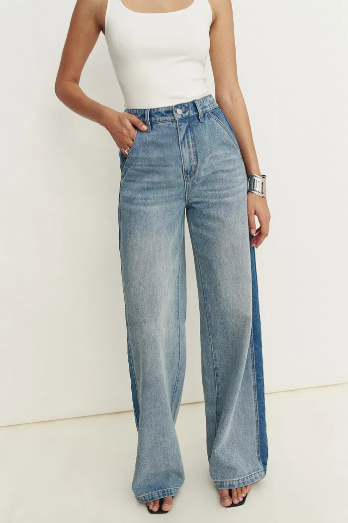 177-clarisse-two-tone-mixed-fabric-jeans-in-cotton-denim-1.webp