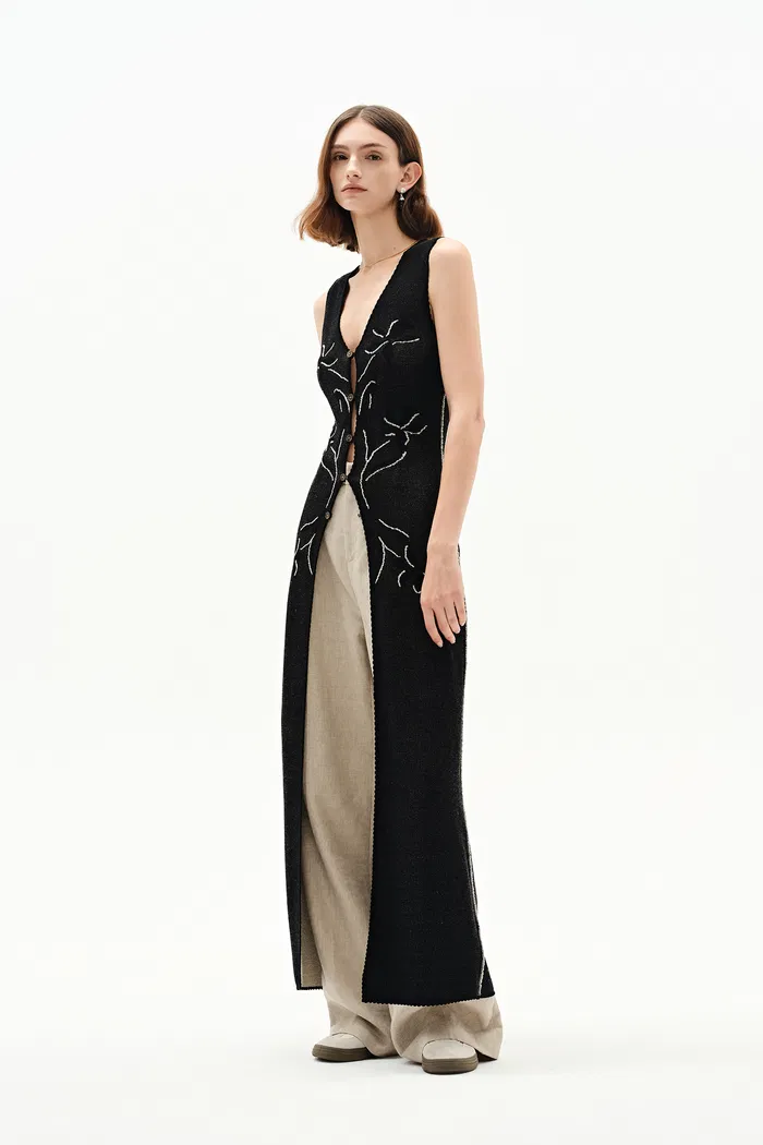2383-mazurek-sleeveless-long-slit-vest-in-cotton-blend-knit-1.webp