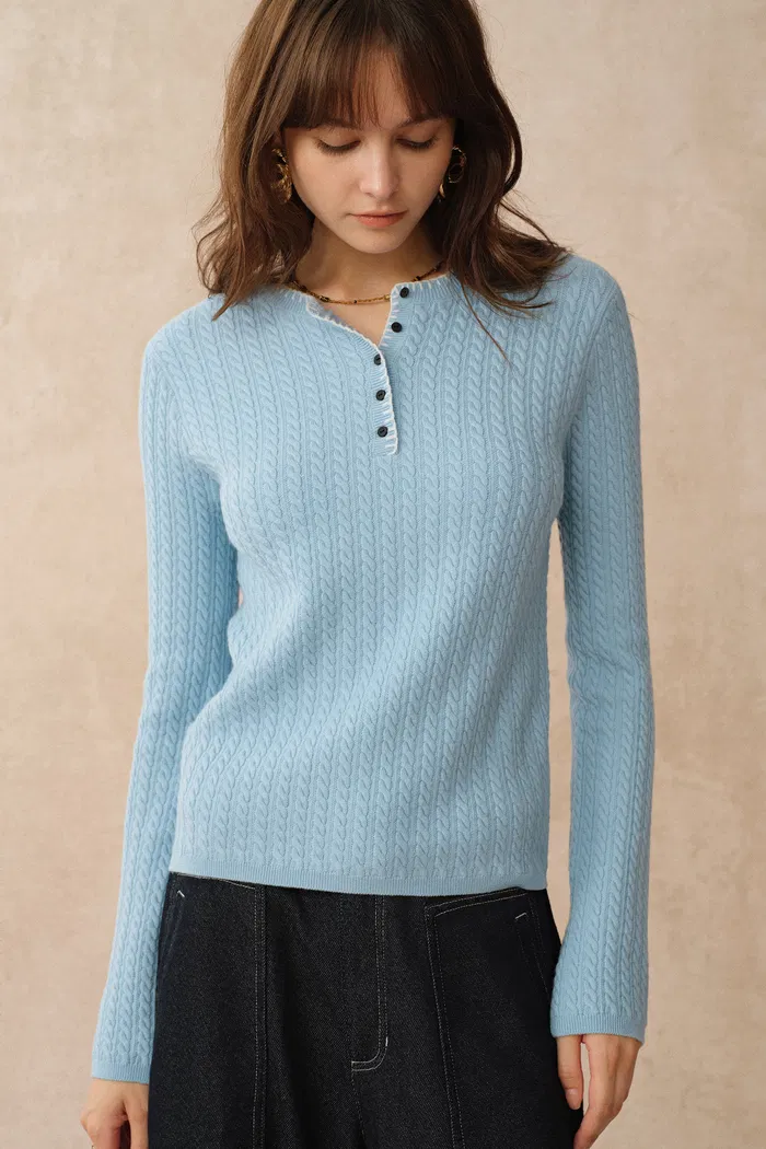 2814-mika-blue-henley-neck-long-sleeve-top-in-merino-wool-cable-knit-1.webp