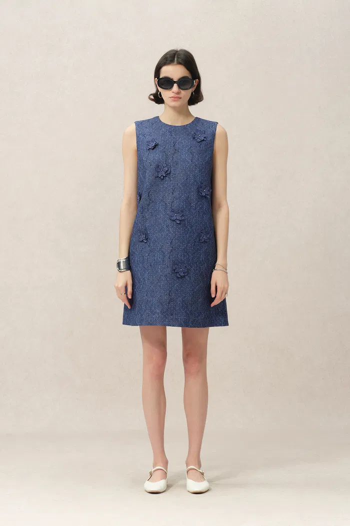 3255-lila-textured-sleeveless-short-dress-in-imported-korean-metallic-lace-1.webp