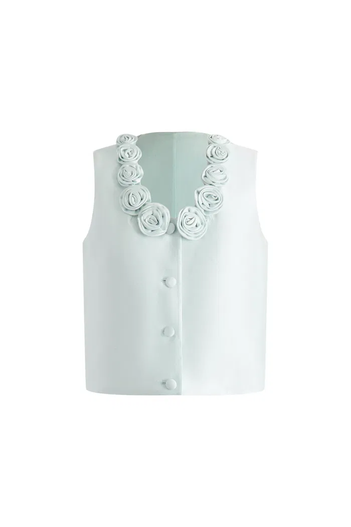 3862-loira-3d-handmade-floral-vest-top-in-silk-wool-satin-1.webp