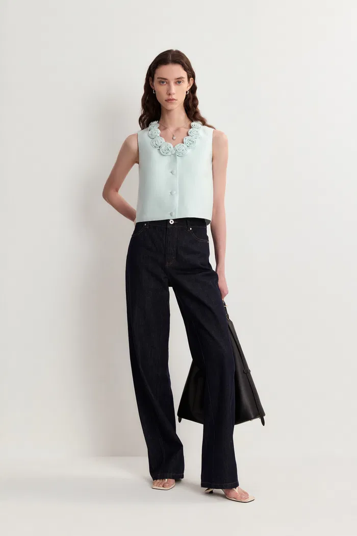 3862-loira-3d-handmade-floral-vest-top-in-silk-wool-satin-1.webp