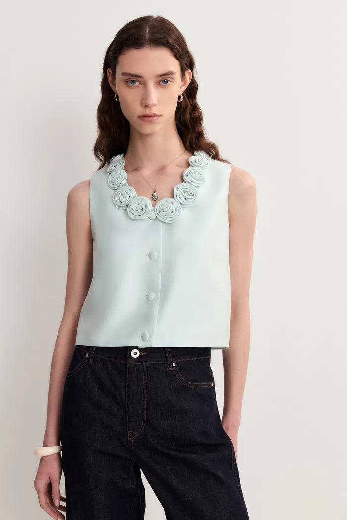 3862-loira-3d-handmade-floral-vest-top-in-silk-wool-satin-1.webp