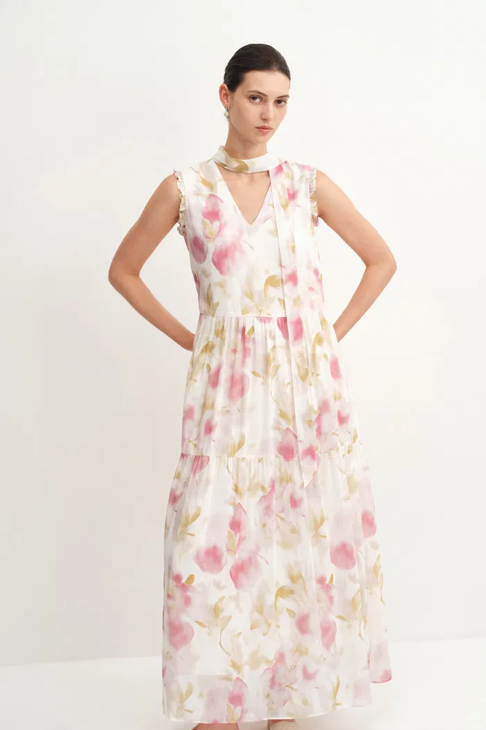 4530-lina-scarf-neck-flora-printed-dress-in-silk-linen-blend-1.webp