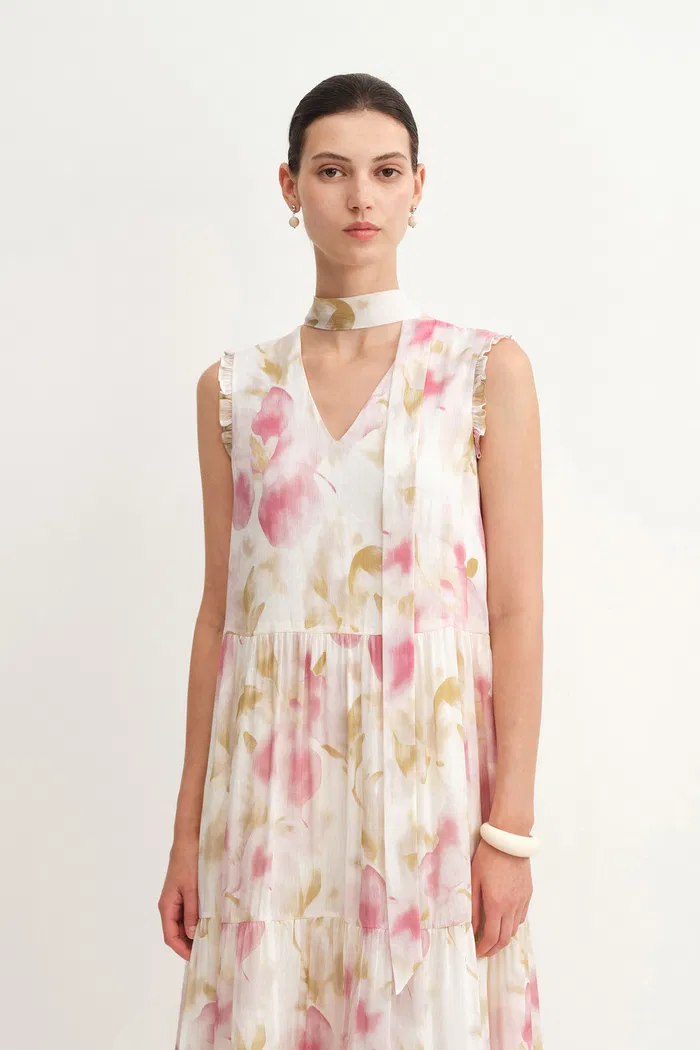 4530-lina-scarf-neck-flora-printed-dress-in-silk-linen-blend-1.webp