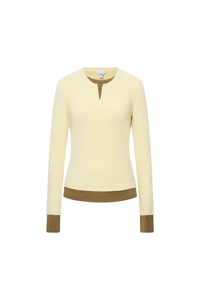 4558-maya-yellow-and-brown-layered-look-long-sleeve-top-in-tencel-merino-tech-1.webp