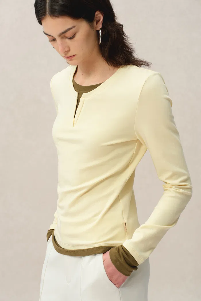 4558-maya-yellow-and-brown-layered-look-long-sleeve-top-in-tencel-merino-tech-1.webp