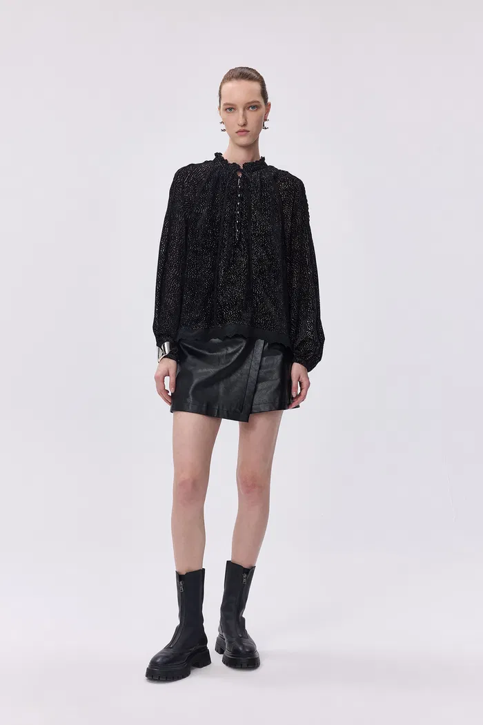 Sophia Shirt in Velvet DevorÃ©