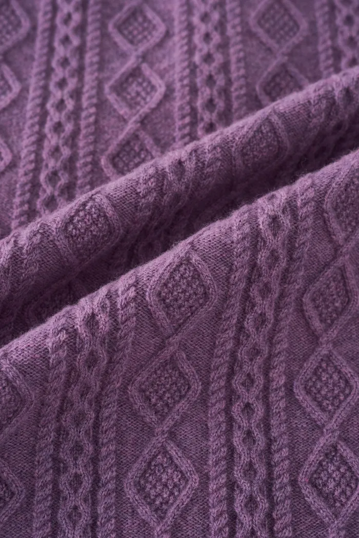 5083-jinji-purple-lace-trim-light-short-cardigan-in-wool-cable-knit-1.webp