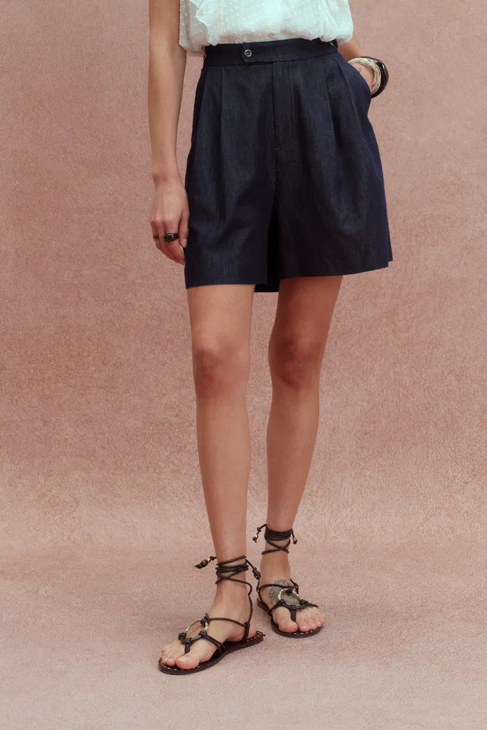 Rebeka Shorts in Lyocell Denim