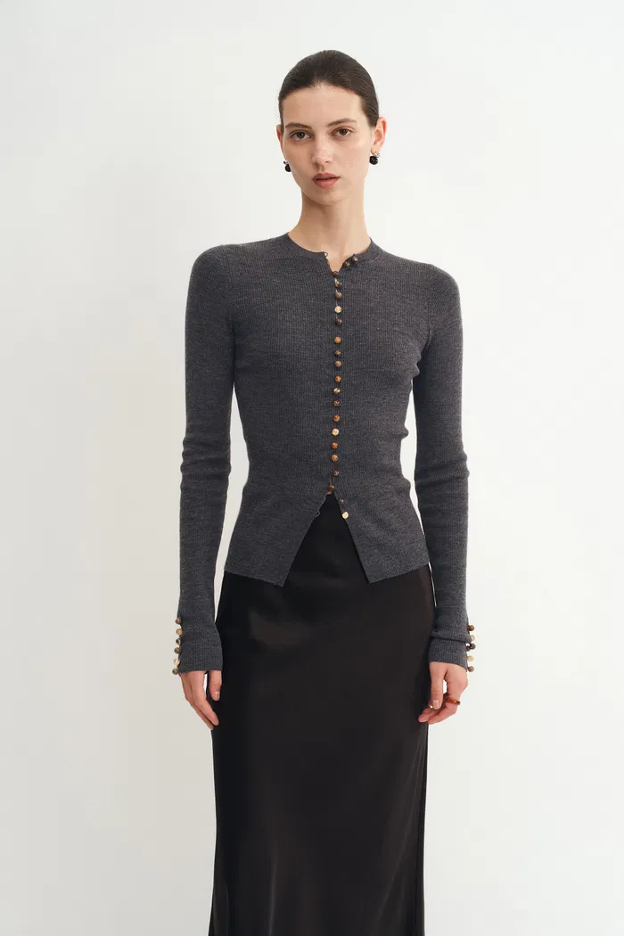 624-kaia-hand-sewn-buttons-fitted-grey-cardigan-in-merino-wool-knit-1.webp
