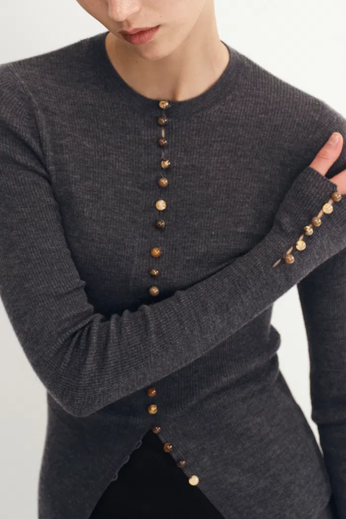 624-kaia-hand-sewn-buttons-fitted-grey-cardigan-in-merino-wool-knit-1.webp