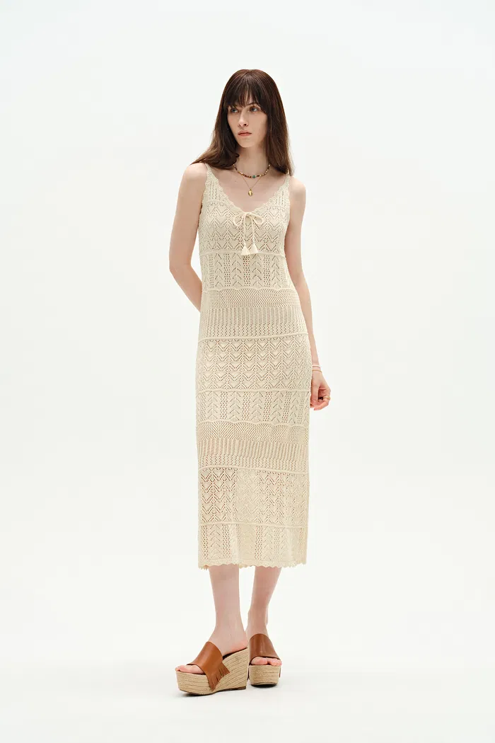 Grazia Dress in Linen Blend Knit