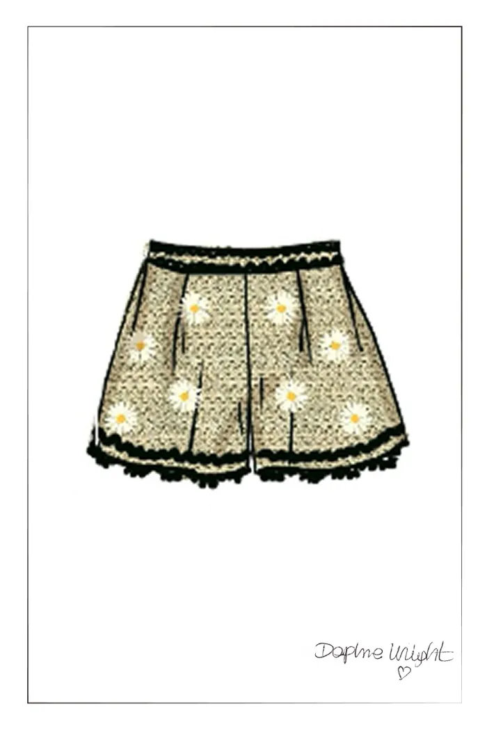 7880-gea-hand-embroidered-daisy-applique-crochet-shorts-in-cotton-linen-blend-1.webp