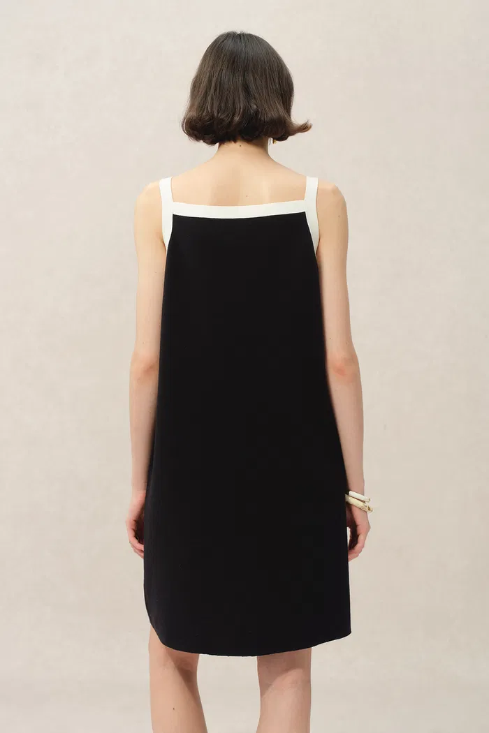 Mary Bow Dress in Technical Lyocell Knit