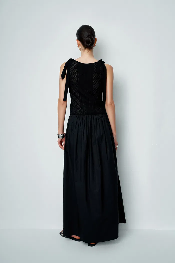 8203-sama-mixed-fabric-maxi-dress-in-stretch-silk-and-micropleat-nylon-1.webp