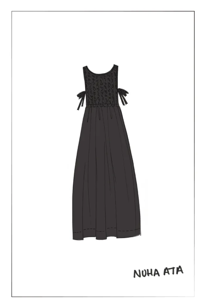 8203-sama-mixed-fabric-maxi-dress-in-stretch-silk-and-micropleat-nylon-1.webp