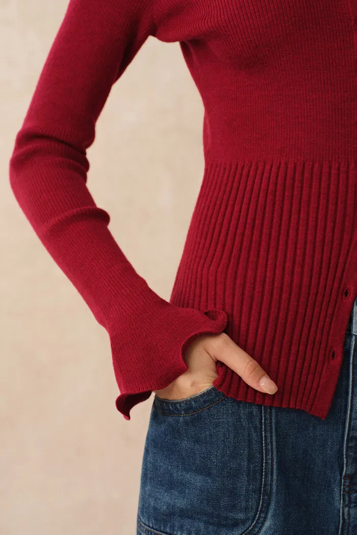 900-katia-red-beige-wavy-cuff-fitted-collared-cardigan-in-stretchy-merino-wool-cable-knit-1.webp