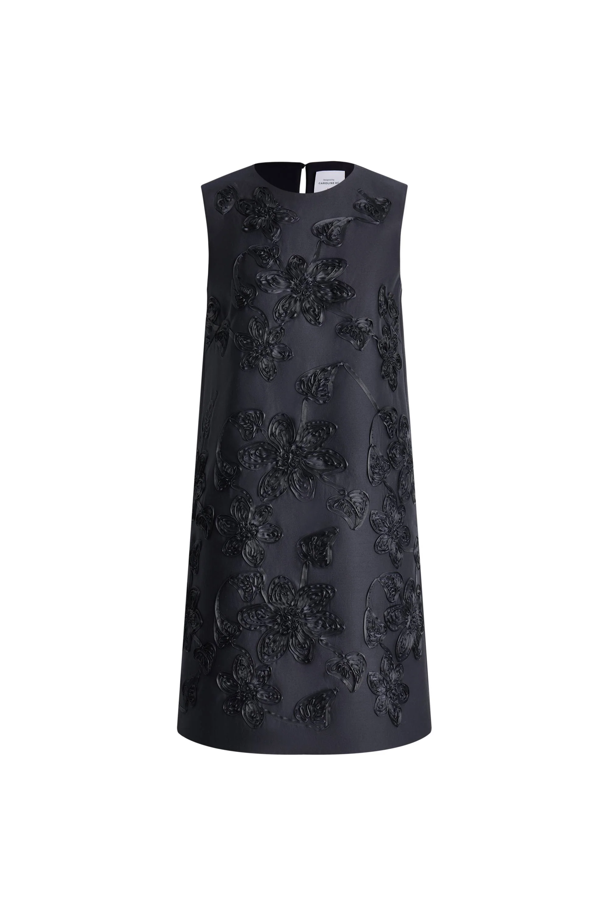 9022-zhen-ribbon-embroidery-short-sleeveless-dress-in-silk-wool-satin-1.webp