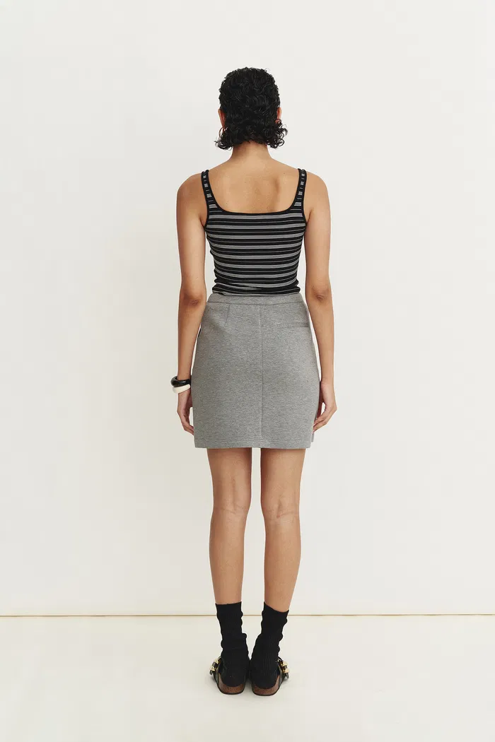 Yoko Casual Short Skirt in Cotton
