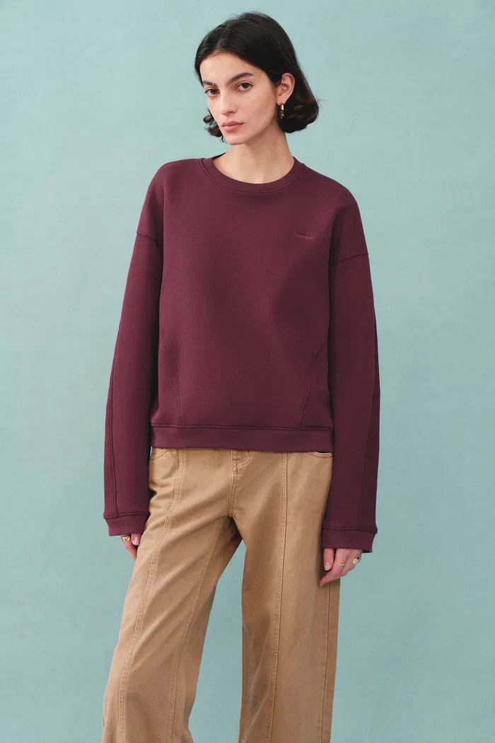 9186-lotus-red-crewneck-sweatshirt-in-cotton-1.webp