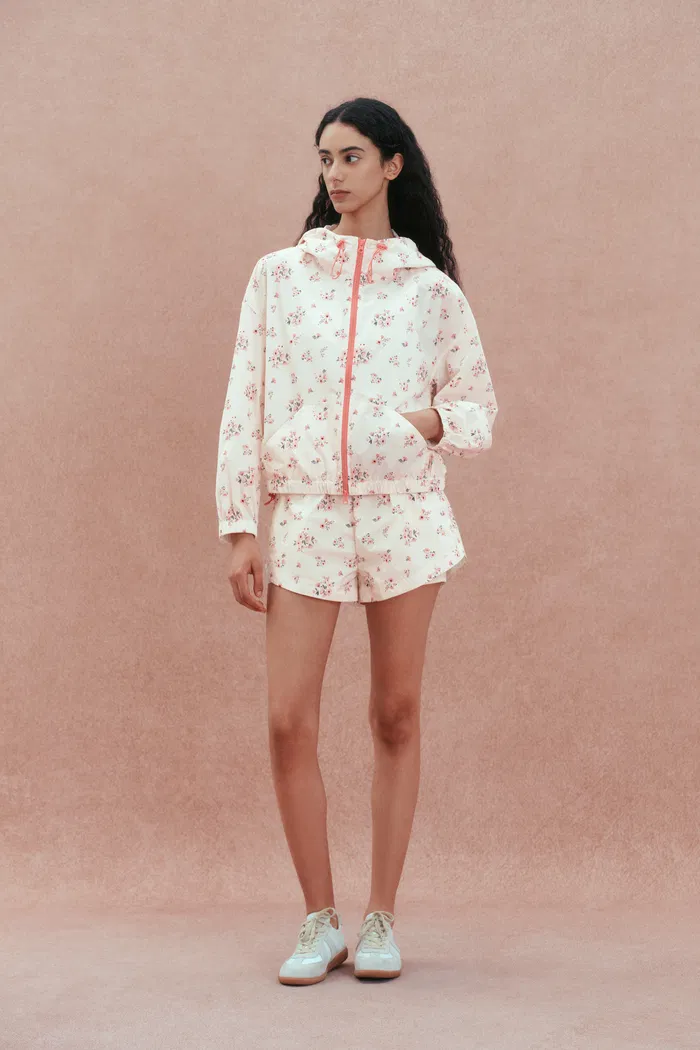 Fleur Flora Matching Jacket and Shorts Set in UPF50+ Sun-Protective Fabric
